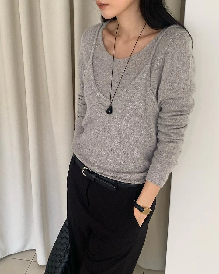 Ven Alpaca Round Knit Set by Something Else for Women - view 2