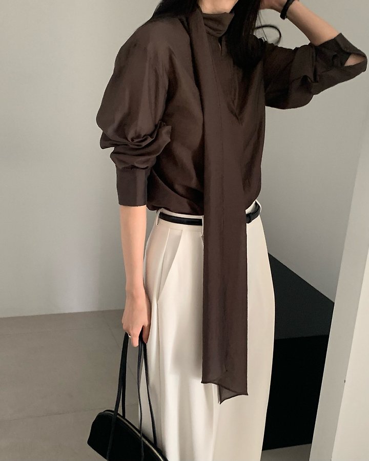 Merci Scarf Blouse by Something Else for Women - view 10