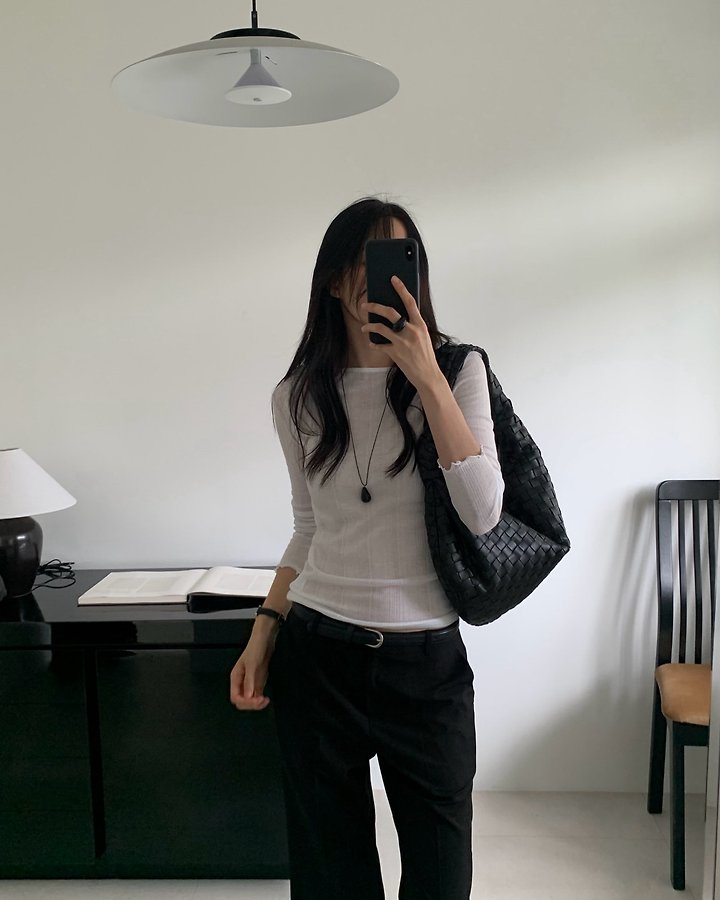 Ash Boat Neck Tee by Something Else for Women - view 6