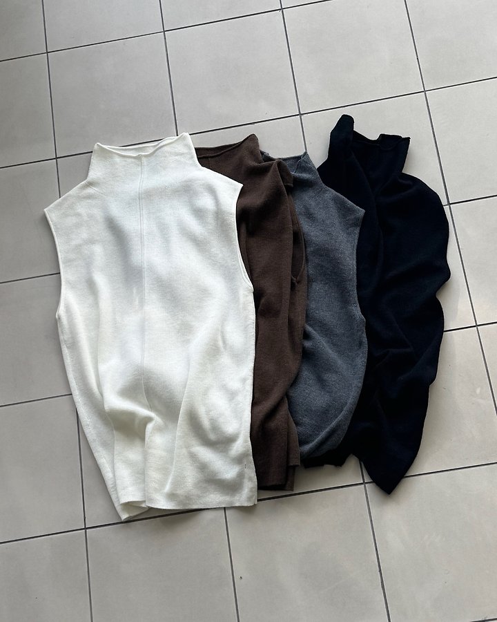 Saint Mock Neck Sleeveless Knit by Something Else for Women - view 11