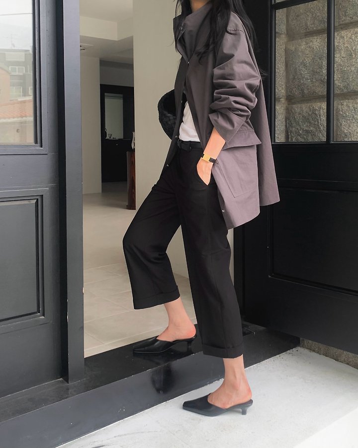 Venice Turn-up Hem Pants by Something Else for Women - view 3