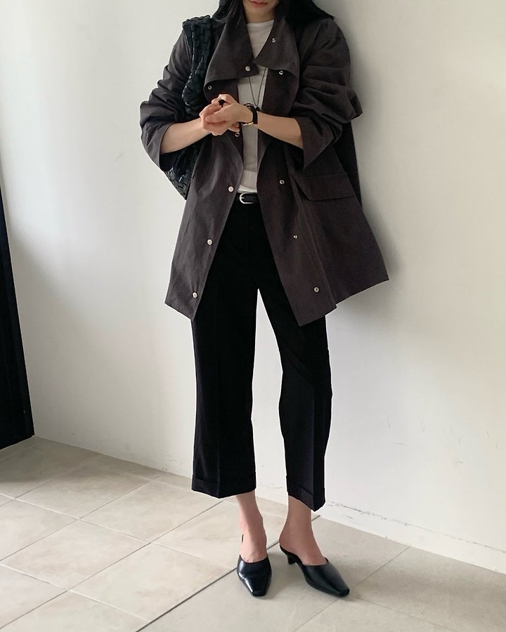 Venice Turn-up Hem Pants by Something Else for Women - view 5