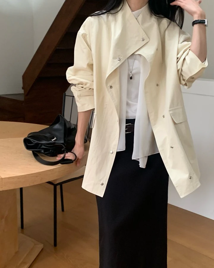 Brizia Field Trench Coat by Something Else for Women - view 10