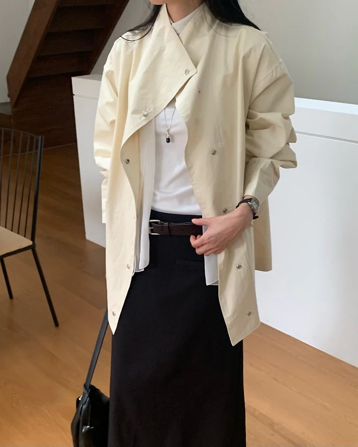 Brizia Field Trench Coat by Something Else for Women - view 6