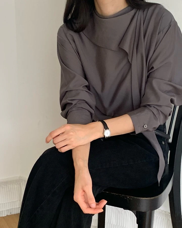 Ris Tie Blouse by Something Else for Women - view 5