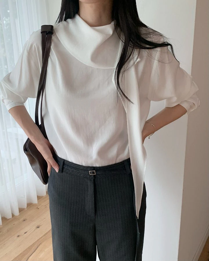 Ris Tie Blouse by Something Else for Women - view 9