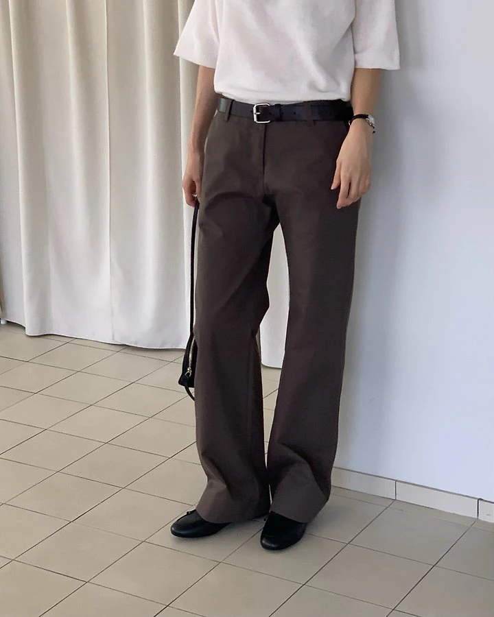Mine Low Wide Pants (Low Rise) by Something Else for Women - view 11