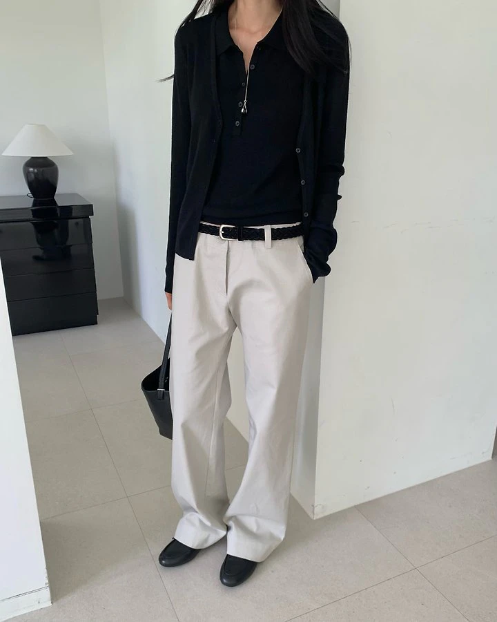 Mine Low Wide Pants (Low Rise) by Something Else for Women - view 5
