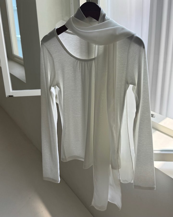 Vince Shirring Round Tee by Something Else for Women - view 11