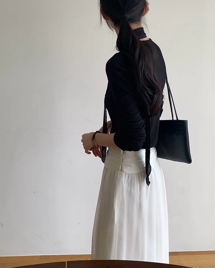 Vince Shirring Round Tee by Something Else for Women - view 9