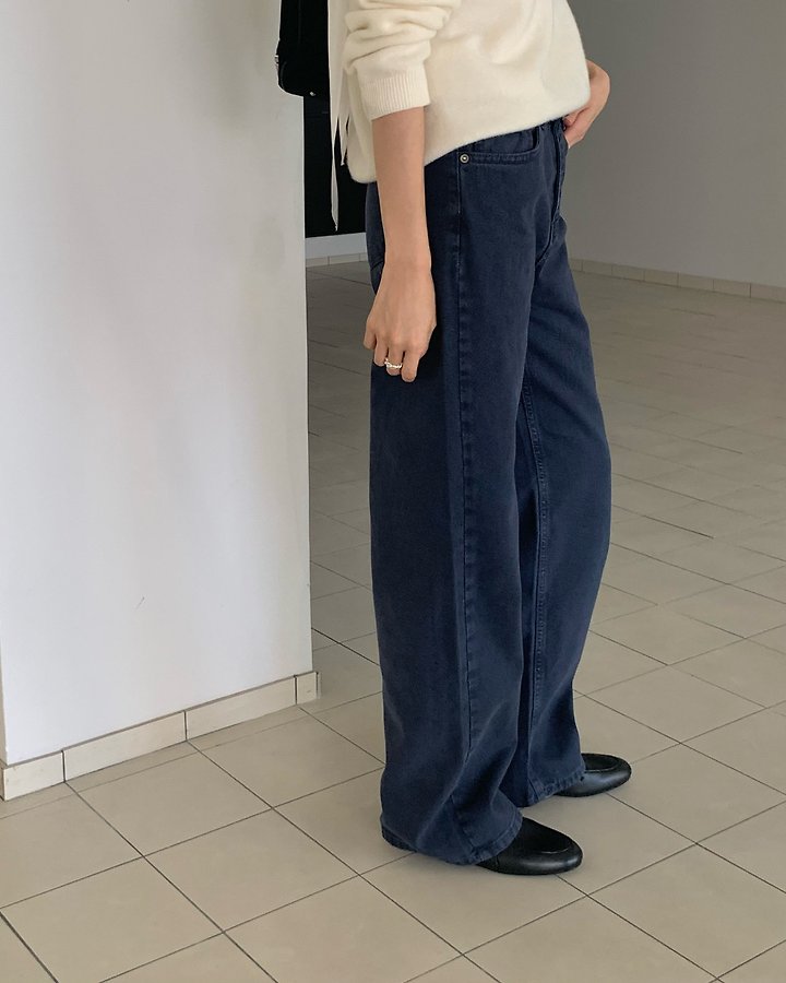 Denver Semi Wide Dyeing Pants by Something Else for Women - view 10