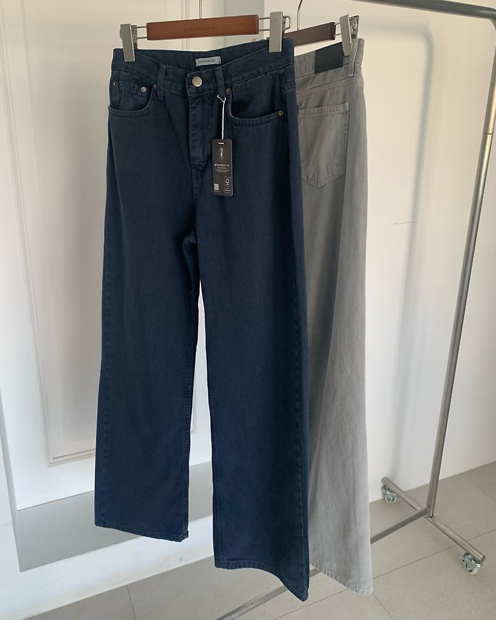 Denver Semi Wide Dyeing Pants by Something Else for Women - view 12