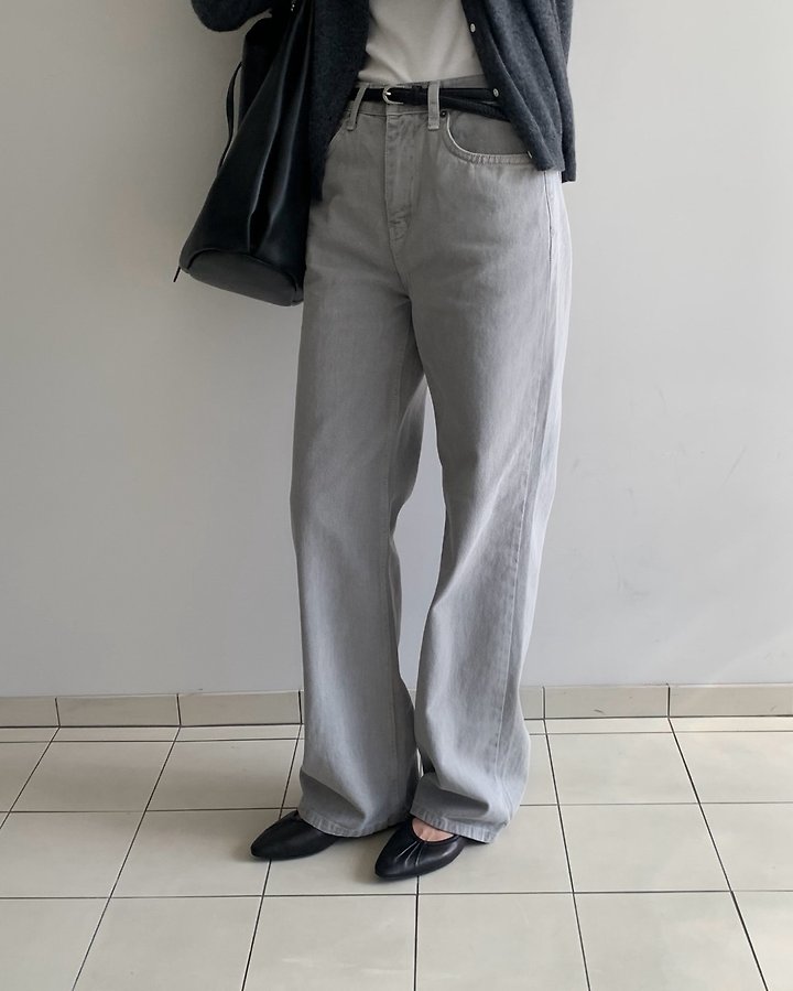Denver Semi Wide Dyeing Pants by Something Else for Women - view 2