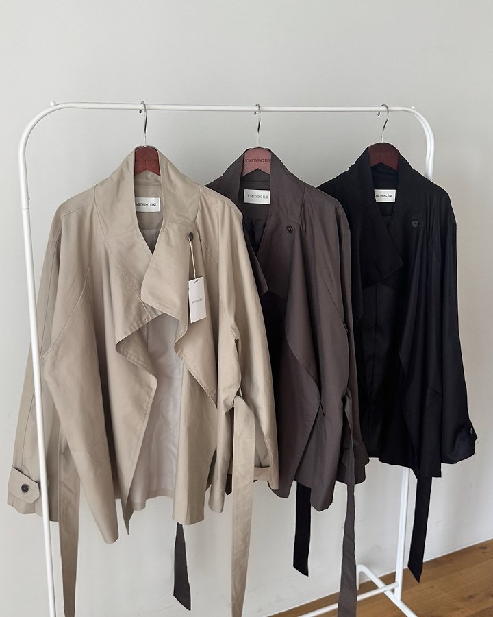 Leaf Field Trench Coat by Something Else for Women - view 12