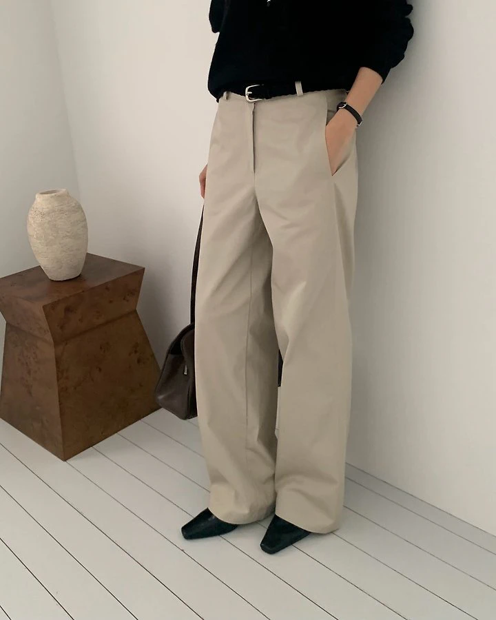 Pibi Cotton Cationic Pants by Something Else for Women - view 1