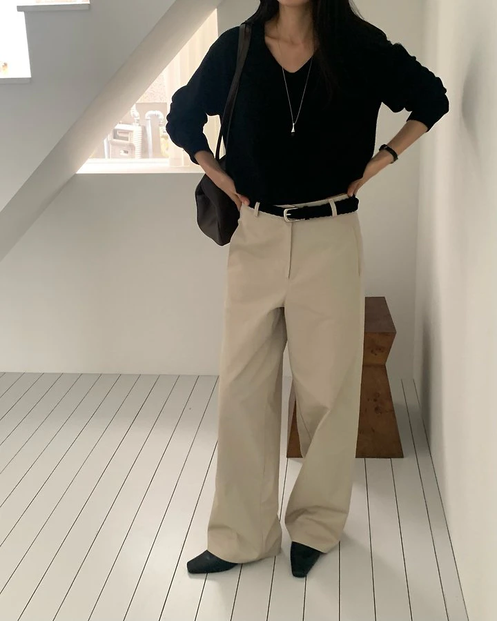 Pibi Cotton Cationic Pants by Something Else for Women - view 3
