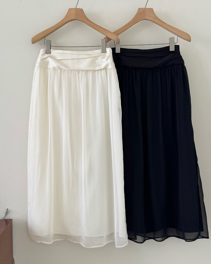 Eve Obi Shirring Skirt by Something Else for Women - view 12
