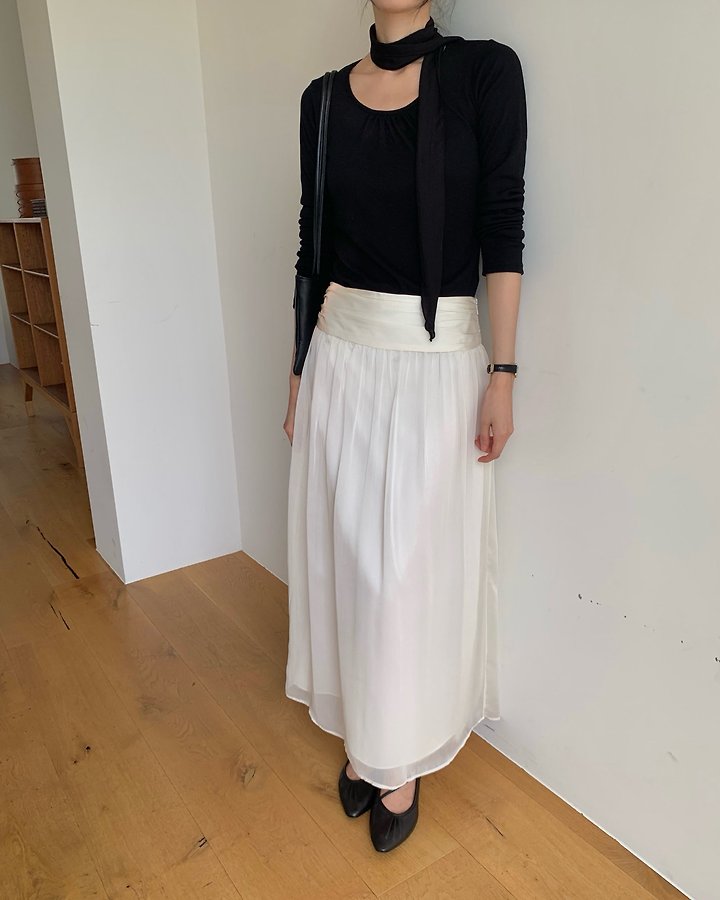 Eve Obi Shirring Skirt by Something Else for Women - view 6