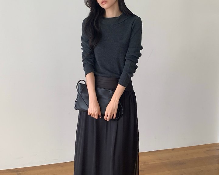 Luvre Cowl Neck Knit by Something Else for Women - view 1