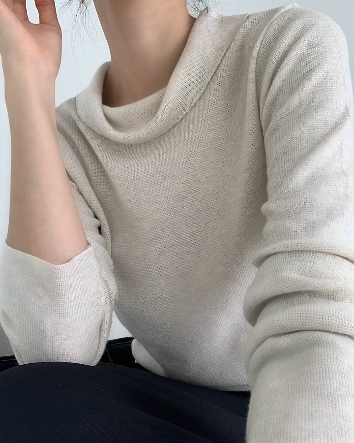 Luvre Cowl Neck Knit by Something Else for Women - view 7