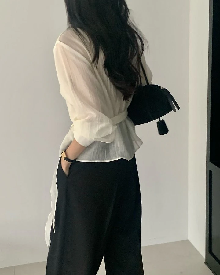 Shine Wrap Blouse by Something Else for Women - view 7