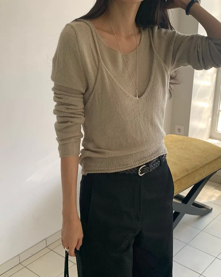 Ven Alpaca Round Knit Set by Something Else for Women - view 6