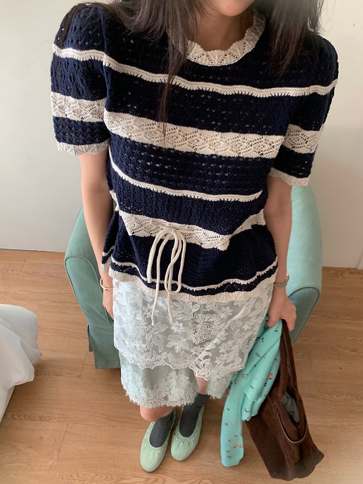Pine Half-Sleeve Knit by Tarabymotion for Women - view 9
