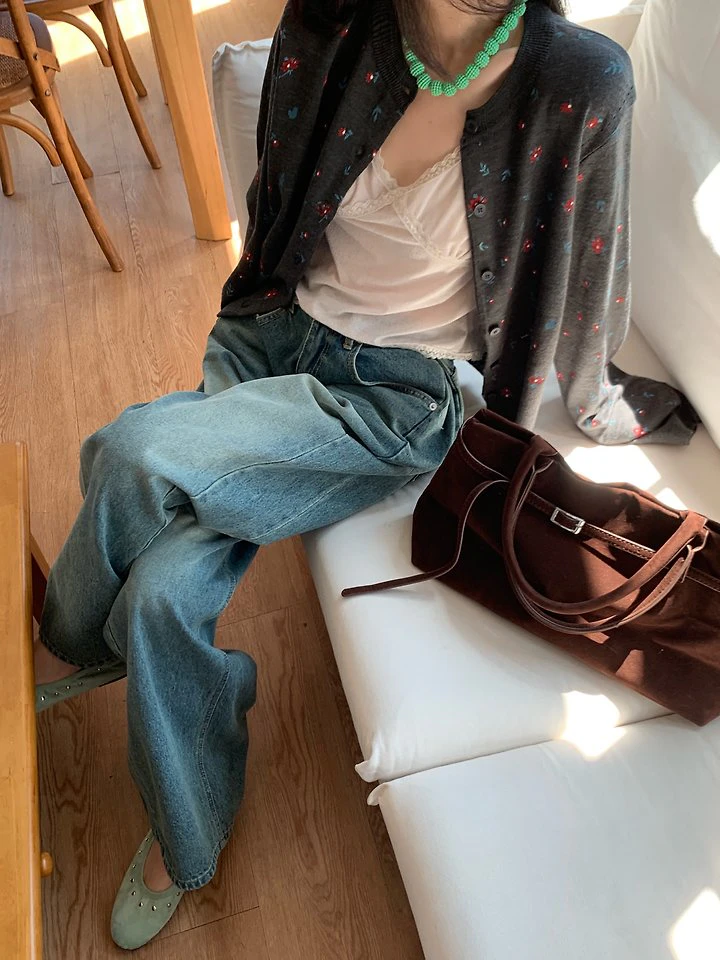 Side Washed Jeans Pants by Tarabymotion for Women - view 4