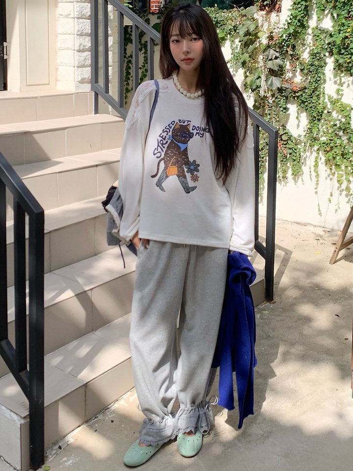 Happy Cat Tee by Tarabymotion for Women - view 9