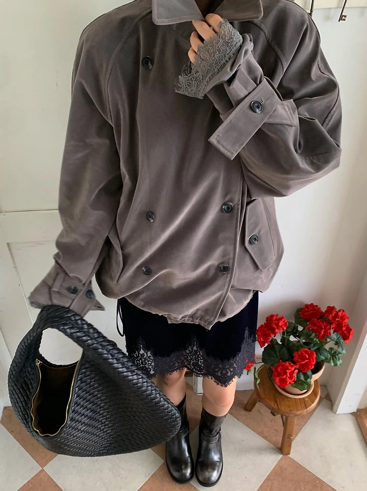 Dun Half Jacket by Tarabymotion for Women - view 4