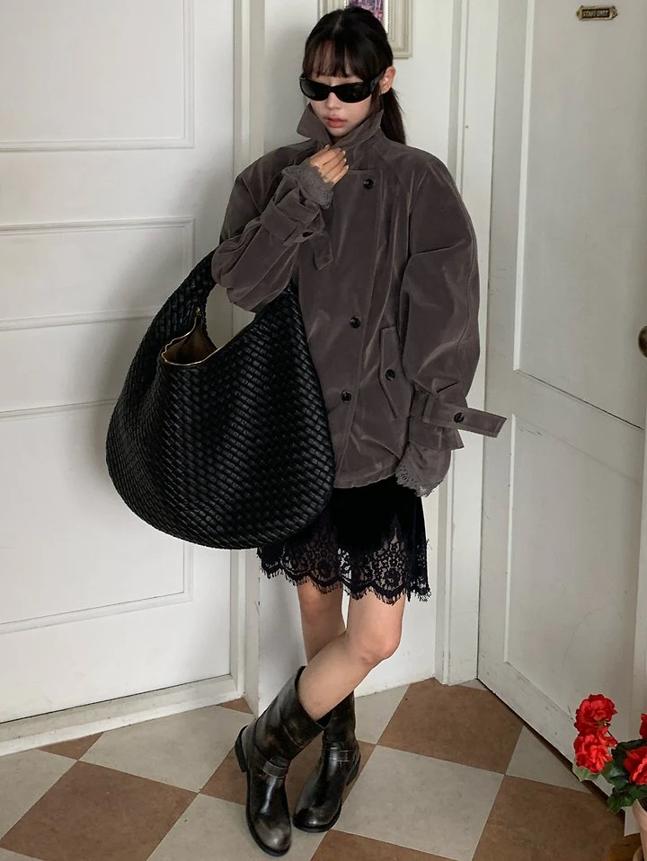 Dun Half Jacket by Tarabymotion for Women - view 6