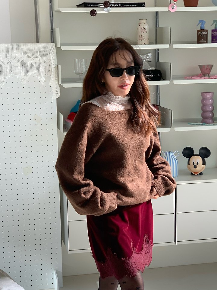 Alpaca V-Neck Knit by Tarabymotion for Women - view 3