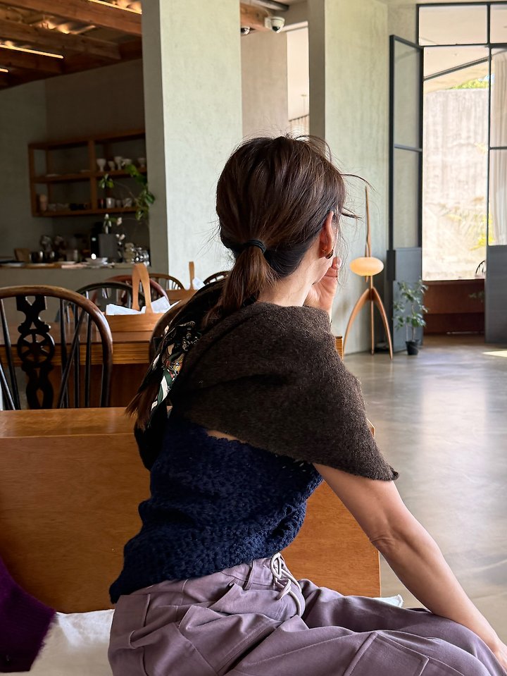 Wool Triangle Shawl by Tarabymotion for Women - view 1