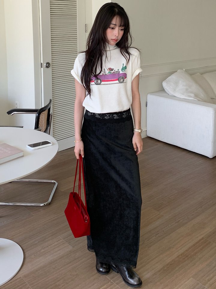 Aube Maxi Skirt by Tarabymotion for Women - view 10