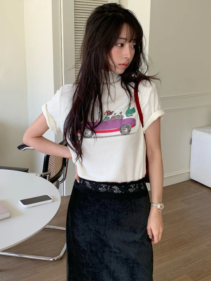 Open Car Tee by Tarabymotion for Women - view 1