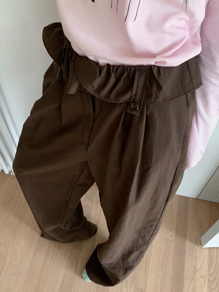 Palm Pleats Pants by Tarabymotion for Women - view 7