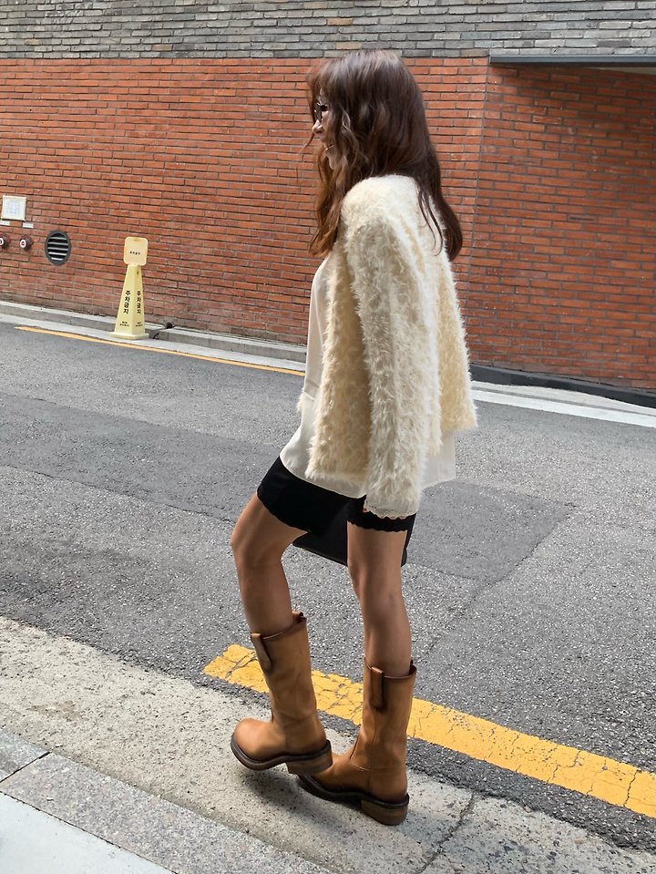 Angora Vest & Angora Knit Cardigan by Tarabymotion for Women - view 1