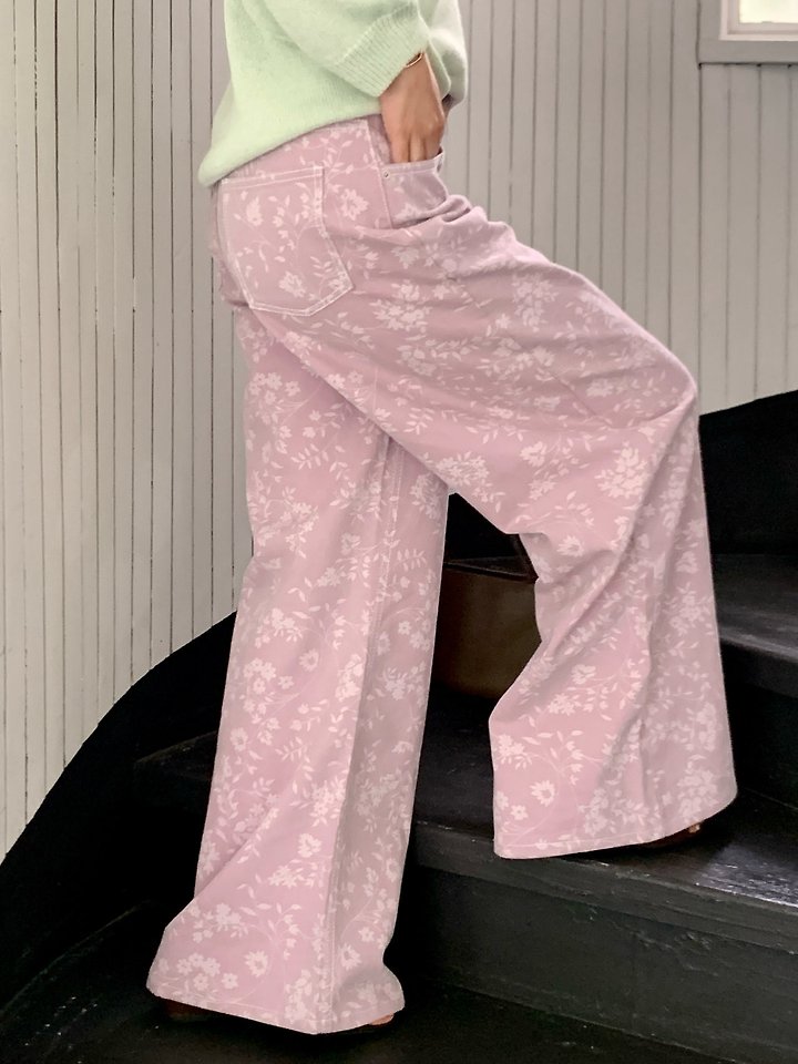 Rose Denim Pants by Tarabymotion for Women - view 3
