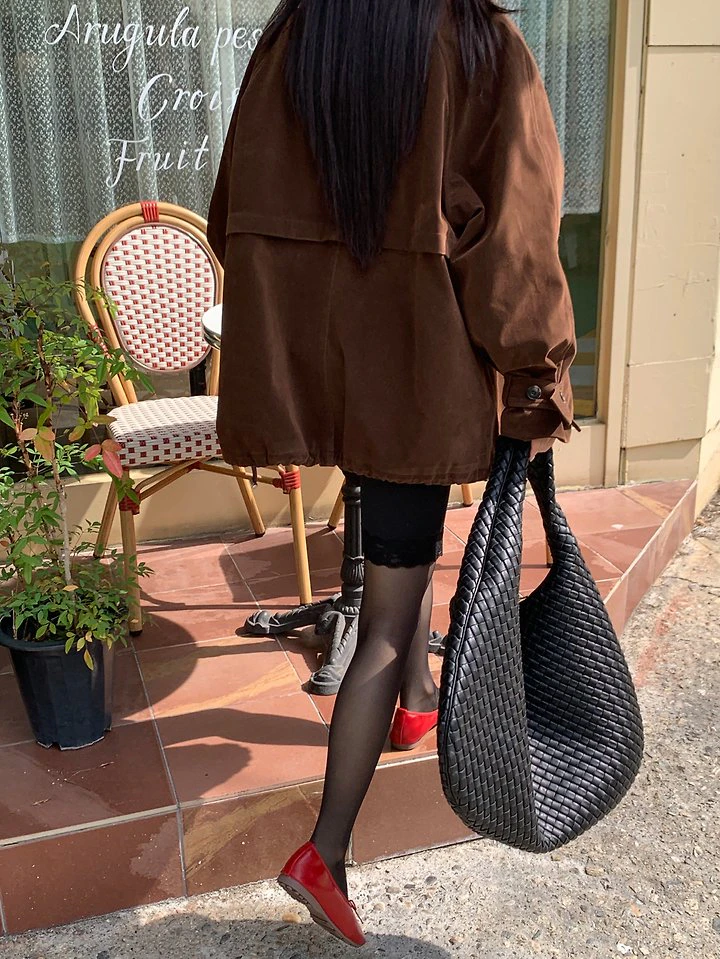 Dun Half Jacket by Tarabymotion for Women - view 10
