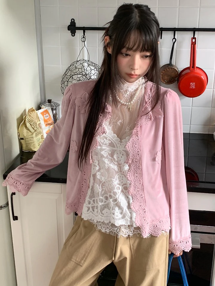 Velvet Cardigan by Tarabymotion for Women - view 3