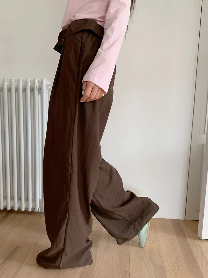 Palm Pleats Pants by Tarabymotion for Women - view 8