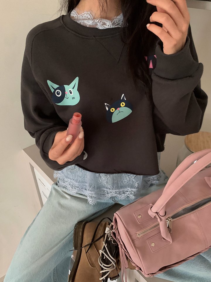 Cat Family Sweatshirt by Tarabymotion for Women - view 7
