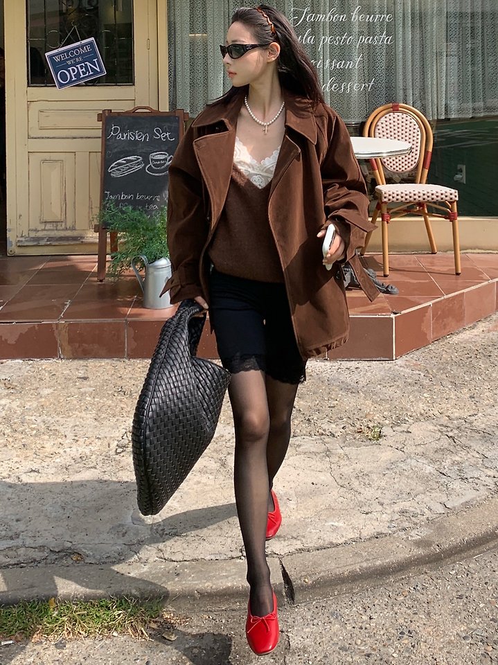 Dun Half Jacket by Tarabymotion for Women - view 11
