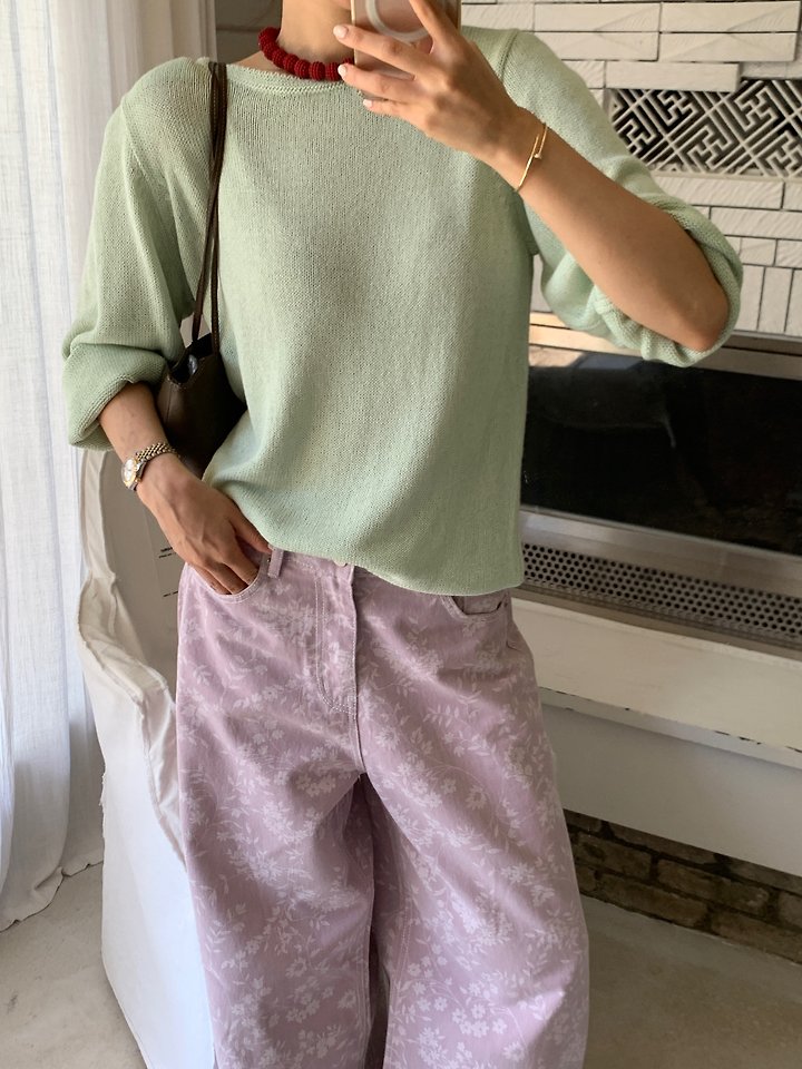 Rose Denim Pants by Tarabymotion for Women - view 5