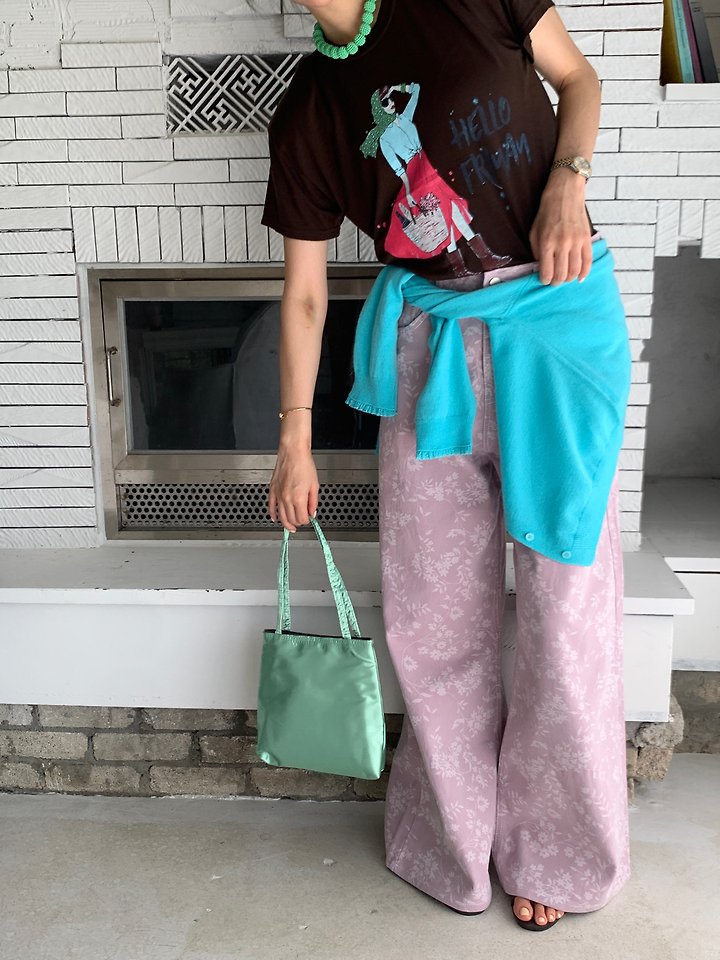 Rose Denim Pants by Tarabymotion for Women - view 6