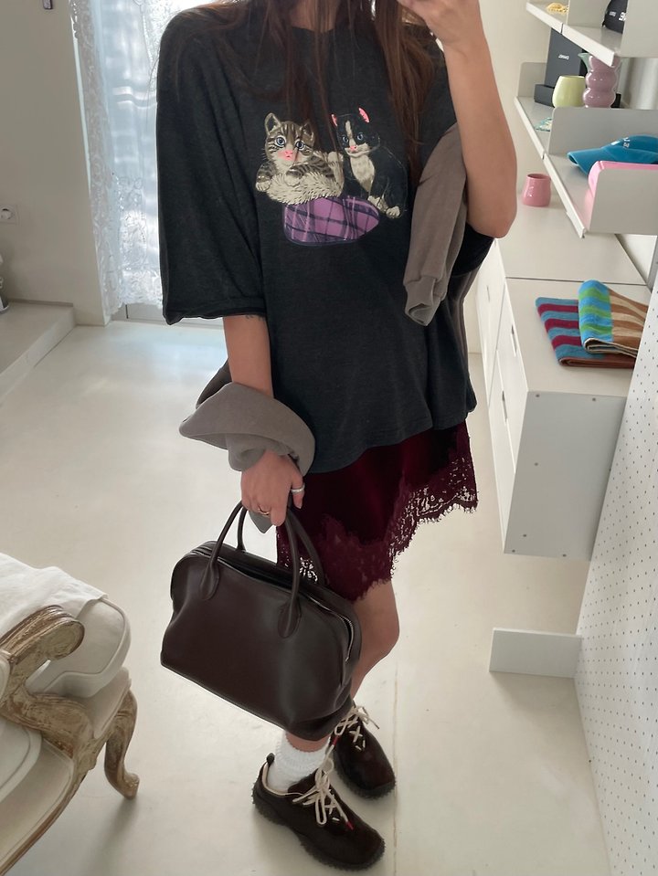 Check Cat Tee by Tarabymotion for Women - view 11