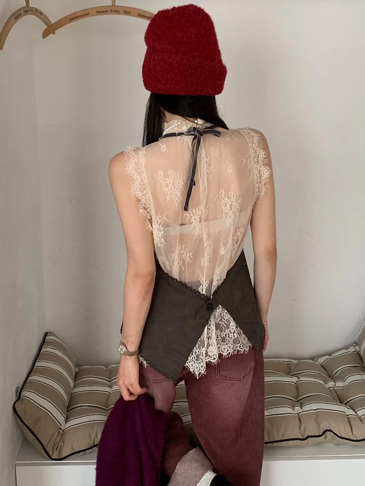 Toffee Embroidery Sleeveless by Tarabymotion for Women - view 9