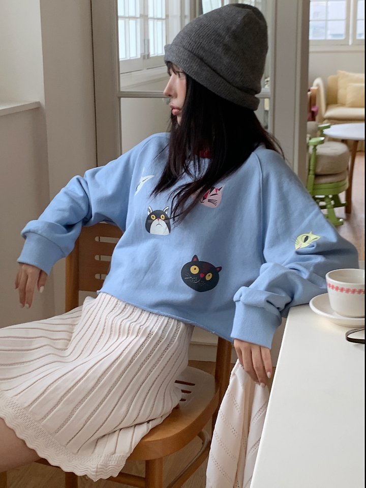 Cat Family Sweatshirt by Tarabymotion for Women - view 10