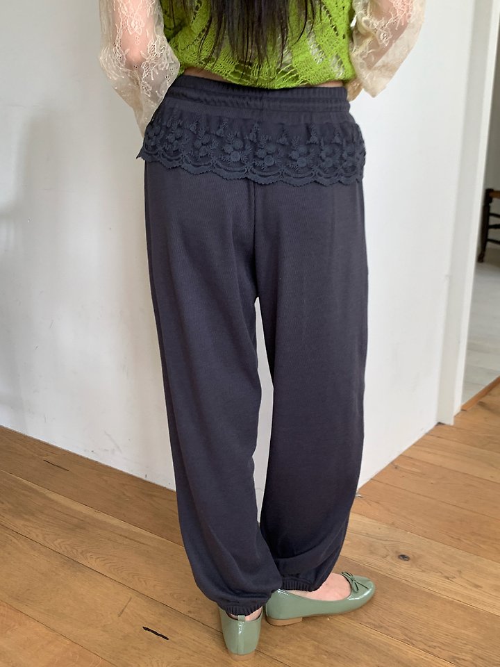 Frill Jogger Pants by Tarabymotion for Women - view 2