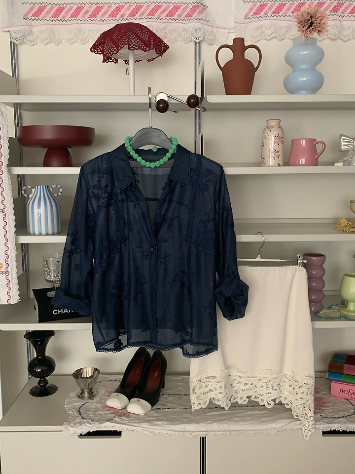 Hand-Embroidered Blouse by Tarabymotion for Women - view 9